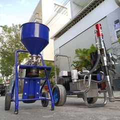 Combo Máy Phun Bột Đặc Thủy Lực Guchen 970 Tặng Kèm Máy Nghiền Bột Minh Phát