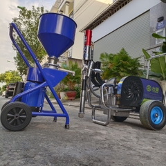 Combo Máy Phun Bột Đặc Thủy Lực Guchen 970 Tặng Kèm Máy Nghiền Bột Minh Phát