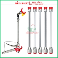 Cần Nối Dài Phun Sơn Công Nghiệp 1 Mét Dày 12mm 16mm Minh Phát, Cần Nối 1m  Đầu Inox Chống Va Đập