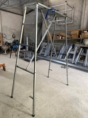 ✅ Dàn Giáo Gấp Gọn Thông Minh – Giải Pháp Thi Công Sơn Nước Linh Hoạt, An Toàn