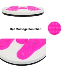 Đĩa Xoay Eo Tập Cơ Bụng 360 Độ Có Hạt Massage Bàn Chân