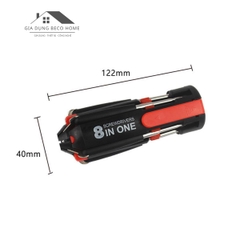 Tuốc Nơ Vít 8 Trong 1 Tích Hợp Đèn Led Soi Sáng