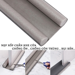 Xốp chặn cửa, thanh chặn khe cửa ngăn gió, cách nhiệt, cách âm, chống côn trùng, bụi bẩn