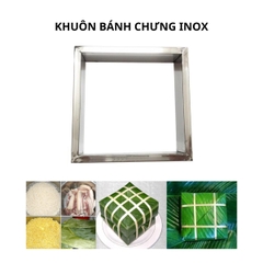 Khuôn Bánh Chưng Inox Vuông Kích Thước 15 x 15 x 4 Cm