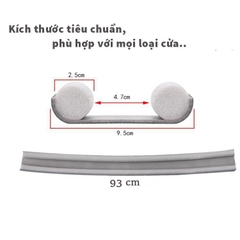 Xốp chặn cửa, thanh chặn khe cửa ngăn gió, cách nhiệt, cách âm, chống côn trùng, bụi bẩn