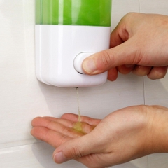 Hộp Đựng Xà Phòng Dán Tường Có Nút Nhấn