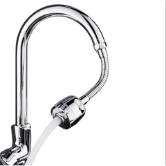 Đầu vòi tăng áp rửa bát, Vòi tăng áp bồn rửa bát xoay linh hoạt 360 tiện lợi với 2 chế độ nước có dây