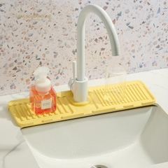 Thảm silicone hứng và thoát nước bồn rửa bát, bồn rửa mặt, thoát nước nhanh chóng, dễ dàng vệ sinh