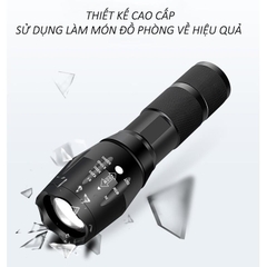 Đèn Pin Siêu Sáng cầm tay Xml - T6 5 trong 1 Chiếu Sáng Trong Nhiều Giờ, khoảng cách hơn 500m chống nước