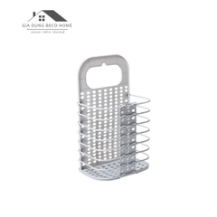 Giỏ Treo Đồ Quần Áo Gấp Gọn Kích Thước 28 x 47 x 17 cm Có Móc Dán Treo Tường