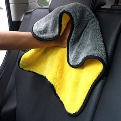[ Loại Dày ] Khăn Lau Xe 3M Sợi Microfiber Mềm Mịn Chuyên Dụng Dùng Cho Xe Ô Tô, Xe Máy 2 Mặt Thấm Hút