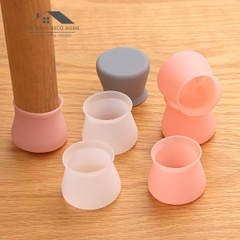 Combo 10 Nút Bọc Chân Bàn Ghế Hình Tròn Chất Liệu Silicone