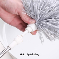 Chổi Quét Trần Nhà Lau Bụi, Mạng Nhện Trên Cao Có Thể Rút Gọn Và Điều Chỉnh Độ Dài Đến 2M8