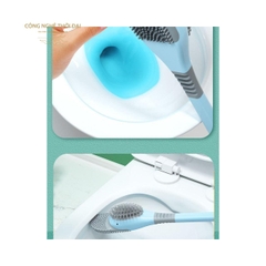 Bàn chải silicon vệ sinh bồn cầu thiết kế hình chú vịt độc đáo