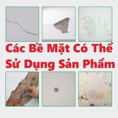 Keo Vá Tường Chống Thấm Trám Vết Nứt Khe Hở Tường Chống Mốc Ẩm Làm Sạch Tường