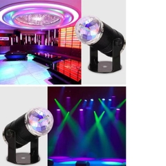 Đèn Led Trụ Xoay Màu Cảm Ứng Âm Thanh Chớp Nháy Theo Điệu Nhạc Có Thể Điều Chỉnh Được Góc Chiếu Trang Trí Nhà, Karaoke, Vũ Trường