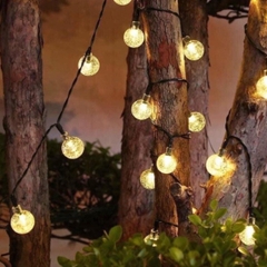Dây Đèn LED Bi Giọt Nước Dài 10 M Trang Trí Trong Nhà, Ngoài Trời Chống Nước