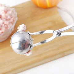 Muỗng Kẹp Thịt Viên, Chả Cá, Cơm Nắm Bằng Inox Khuôn Tròn Chống Dính