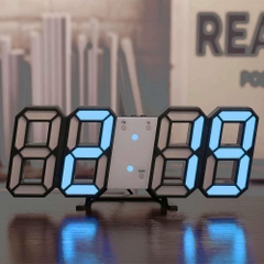 Đồng Hồ Điện Tử LED 3D Để Bàn, Treo Tường Có Chức Năng Báo Thức Đo Nhiệt Độ
