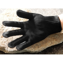 Đôi găng tay chống cắt, chống mài mòn dệt thép không gỉ 17x23cm