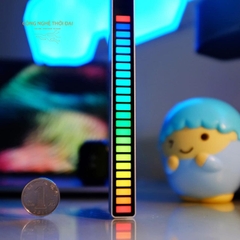 Thanh Đèn LED RGB Cảm Biến Âm Thanh Tự Nhấp Nháy Theo Nhạc