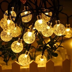 Dây Đèn LED Bi Giọt Nước Dài 10 M Trang Trí Trong Nhà, Ngoài Trời Chống Nước
