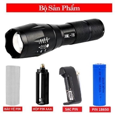 Đèn Pin Siêu Sáng cầm tay Xml - T6 5 trong 1 Chiếu Sáng Trong Nhiều Giờ, khoảng cách hơn 500m chống nước