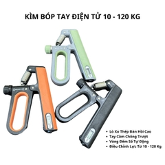 Kìm Bóp Tay Có Vòng Đếm Số Điện Tử Bấm Ngược Theo Giây Cấp Độ Từ 10 Đến 120 Kg