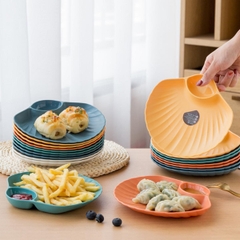 Đĩa Hình Vỏ Sò Có Ngăn Đựng Sốt, Nước Chấm, Gia Vị
