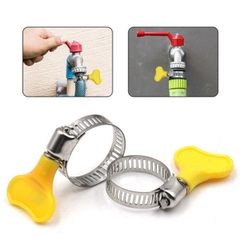 Đai Siết Cổ dê Inox Có Tay Vặn Nhựa Dùng Để Vặn, Cố Định Ống Nước