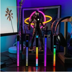 Thanh Đèn LED RGB Cảm Biến Âm Thanh Tự Nhấp Nháy Theo Nhạc