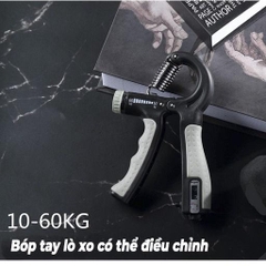 Kìm Bóp Tay Dụng Cụ Tập Tay Tại Nhà Điều Chỉnh Lực 5 - 60 kg Có Đếm Số Tự Động