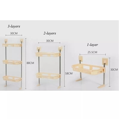 Kệ Nhà Tắm Kệ Để Đồ Phòng Tắm Kệ Nhà Vệ Sinh Toilet Kệ Để Bồn Cầu 2 Tầng/3 tầng