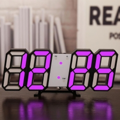 Đồng Hồ Điện Tử LED 3D Để Bàn, Treo Tường Có Chức Năng Báo Thức Đo Nhiệt Độ