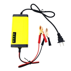 Bộ Sạc Ắc Quy Xe Máy Xe Điện 12V Có Chức Năng Báo Dung Lượng Nạp