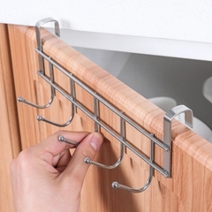 Móc Treo Đồ Sau Cửa Inox 5 Móc
