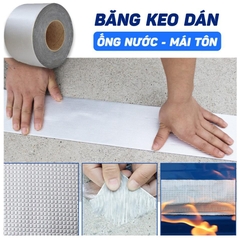 Cuộn 5 Mét Băng Keo Dán Rộng 5cm/10cm Chống Thấm Nước, Keo Chống Dột