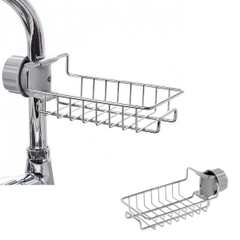 Khay Inox Gắn Vòi Nước Đựng Đồ Rửa Chén Bát
