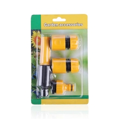 Bộ 3 đầu gắn 4 món vòi tưới nước, rửa sân, tưới cây, xịt rửa đa năng