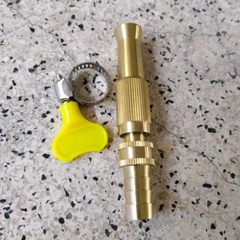 Vòi Xịt Nước Tăng Áp Mini Dùng Để Rửa Xe, Tưới Cây, Vệ Sinh Nhà Cửa Điều Chỉnh Được Nhiều Chế Độ Phun [ Tặng Kèm Đai Siết ]