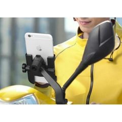 Giá Đỡ Kẹp Điện Thoại Xe Máy C2 Kim Loại Chống Cướp Giật Chống Rung Chắc Chắn