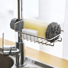 Khay Inox Gắn Vòi Nước Đựng Đồ Rửa Chén Bát
