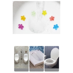 Gel khử mùi bồn cầu bông hoa, gel thơm khử trùng bồn cầu, làm sạch toilet