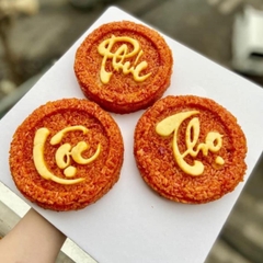 Bộ Khuôn Làm Xôi In Chữ Phúc Lộc Thọ 5 Chi Tiết Bằng Chất Liệu Nhựa Chịu Nhiệt
