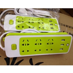 Ổ cắm điện đa năng chống giật có 3 cổng USB sạc điện thoại