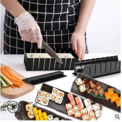 Bộ Dụng Cụ Làm Sushi 10 Món Chế Biến Món Sushi, Cơm Cuộn, Kim Bắp, Trứng Cuộn