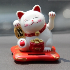 Mèo Thần Tài Vẫy Tay Chiêu Tài Lộc, May Mắn Sử Dụng Pin Năng Lượng Mặt Trời