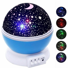 Đèn Ngủ Chiếu Bầu Trời Trăng Sao Star Master Xoay Tròn 360 Độ Trang Trí Phòng Ngủ Lãng Mạn Dễ Thương