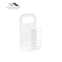 Giỏ Treo Đồ Quần Áo Gấp Gọn Kích Thước 28 x 47 x 17 cm Có Móc Dán Treo Tường