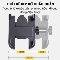 Giá Đỡ Kẹp Điện Thoại Xe Máy C2 Kim Loại Chống Cướp Giật Chống Rung Chắc Chắn